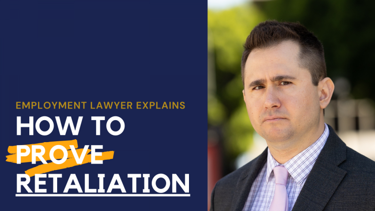 Video thumbnail: Brandon Ortiz explains how to prove workplace retaliation