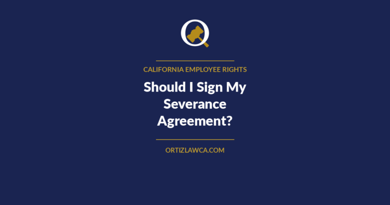 Article graphic: Should I Sign My Severance Agreement?
